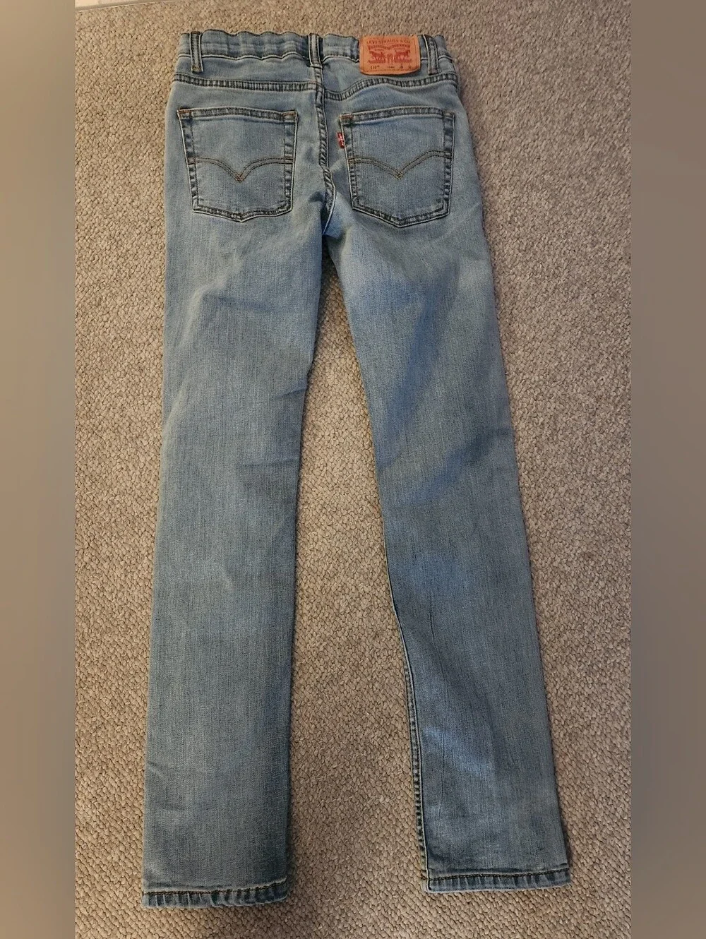 Boy's Levi Strauss Classic 510 Light Blue Jeans